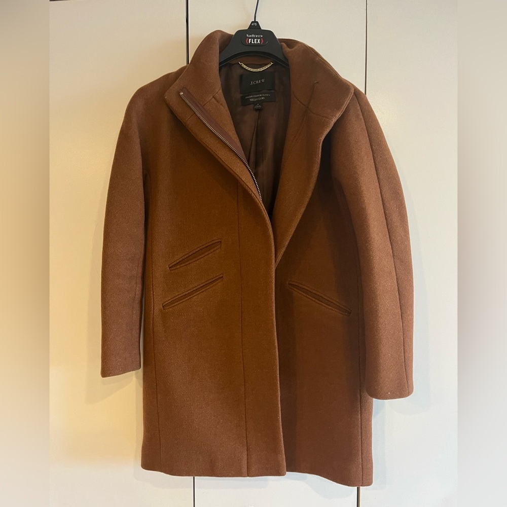 J. Crew Warm Brown Wool Coat